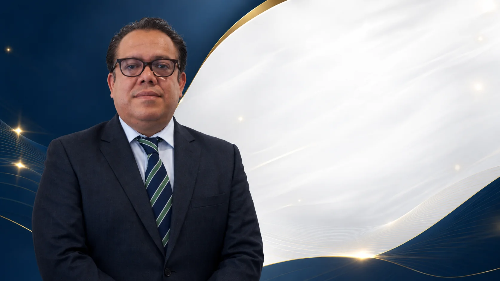 Retrato del C.P. Isidro Edgar Guzmán Hernández basado en la foto de la invitación